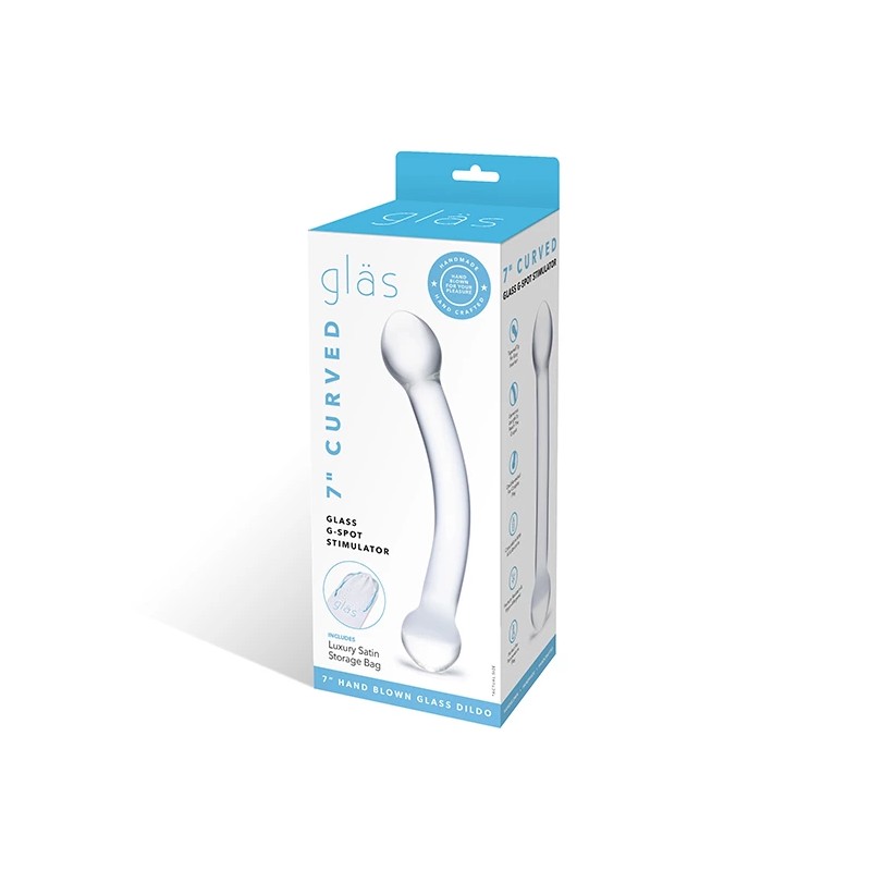 Szklane dildo - Glas Curved G-Spot Stimulator